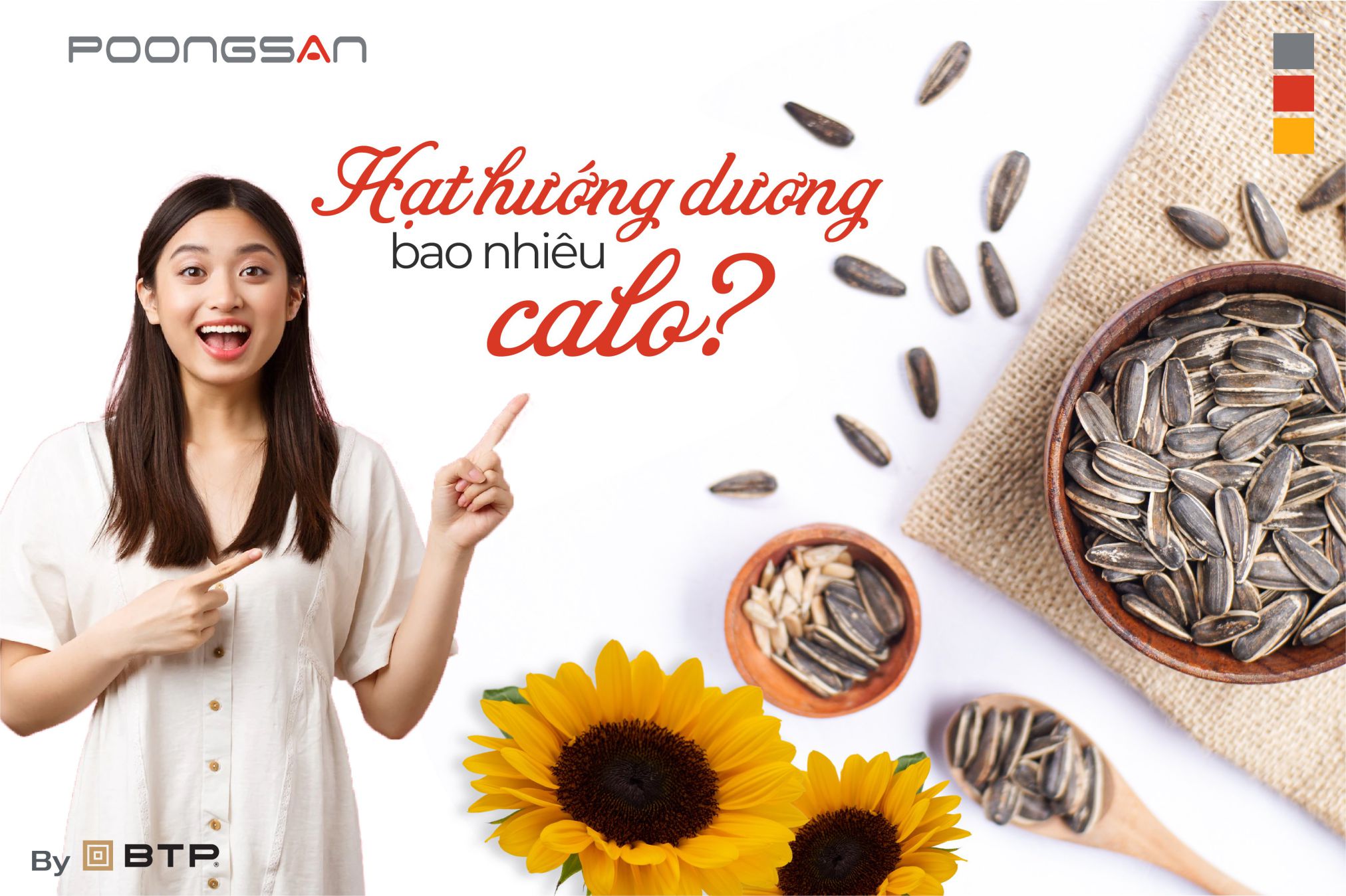 Hạt hướng dương bao nhi&ecirc;u calo? Ăn hạt hướng dương c&oacute; b&eacute;o kh&ocirc;ng?
